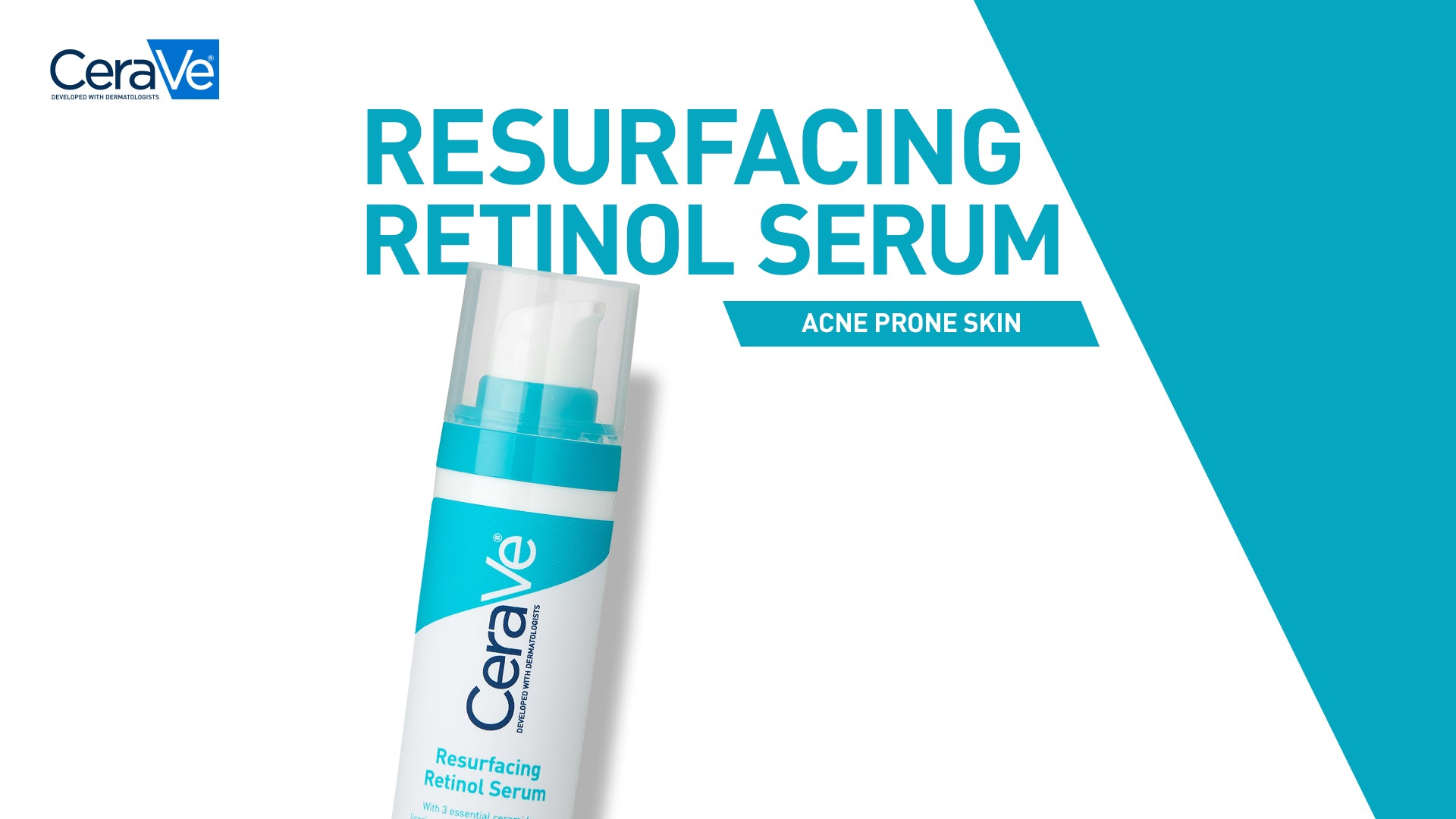Cerave Resurfacing Retinol Serum Niacinamide, Brightening Serum – 30ml