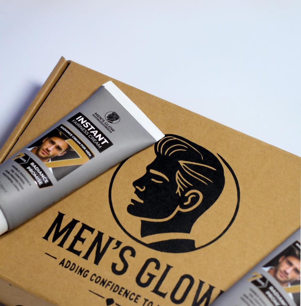 Men’s Glow Facewash Bundle – Facewash + Whitening Cream Combo Set