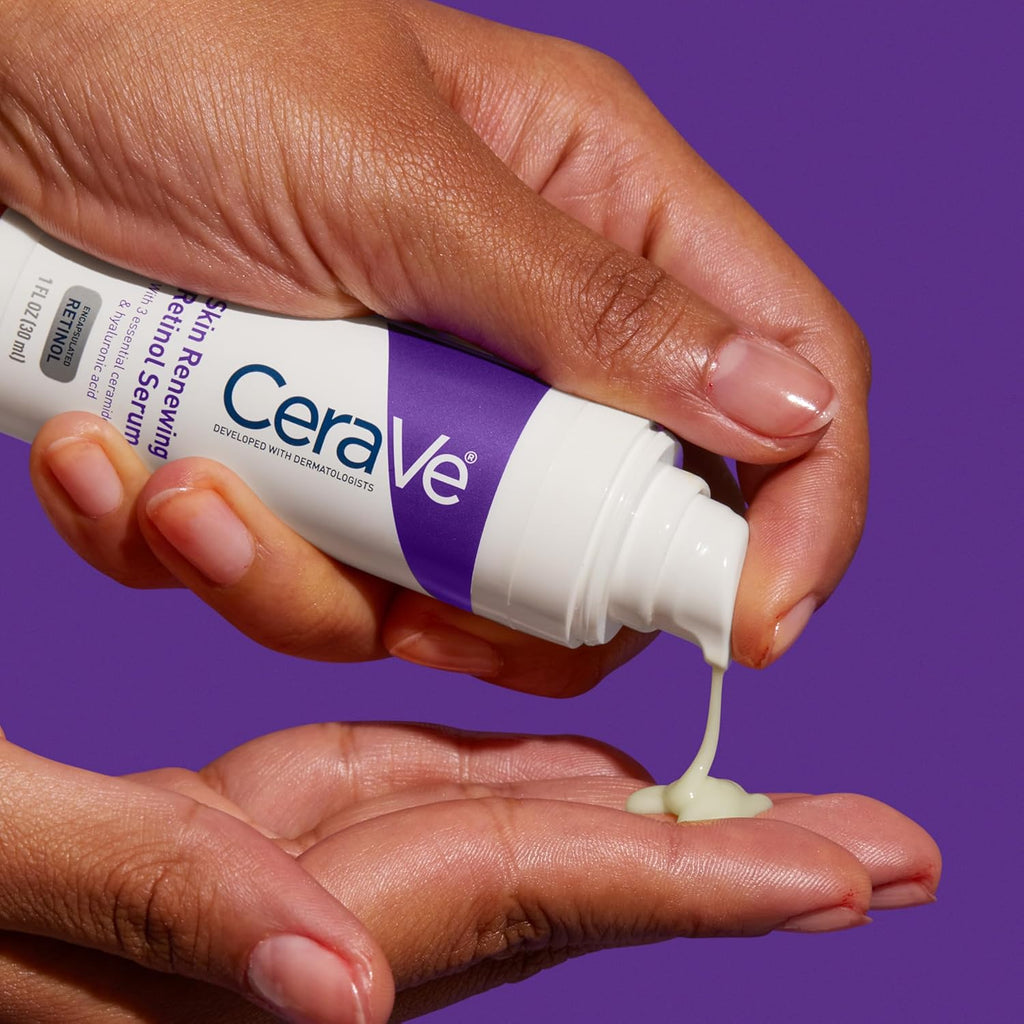Cerave, Skin Renewing Retinol Serum, (30 Ml) Lcerave Skin Renewing Serum With Retinol – Anti-aging & Smoothing Formula(30 Ml)