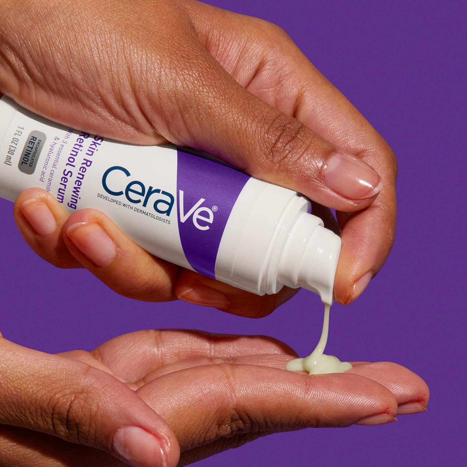 Cerave, Skin Renewing Retinol Serum, (30 Ml) Lcerave Skin Renewing Serum With Retinol – Anti-aging & Smoothing Formula(30 Ml)