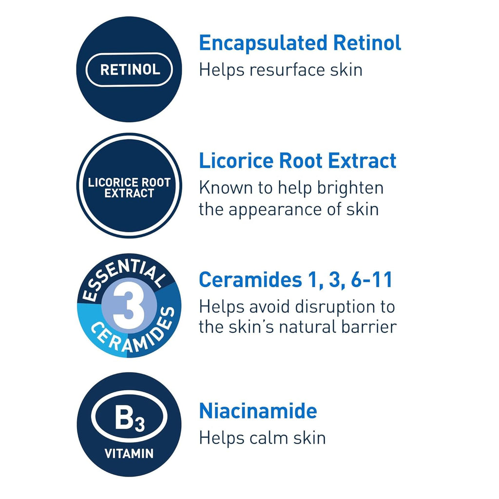 Cerave Resurfacing Retinol Serum Niacinamide, Brightening Serum – 30ml
