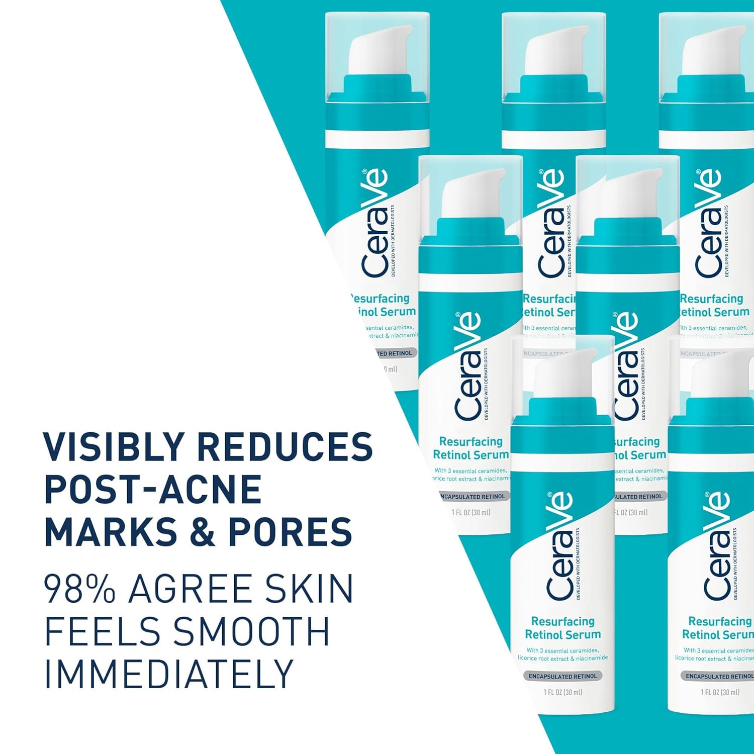 Cerave Resurfacing Retinol Serum Niacinamide, Brightening Serum – 30ml